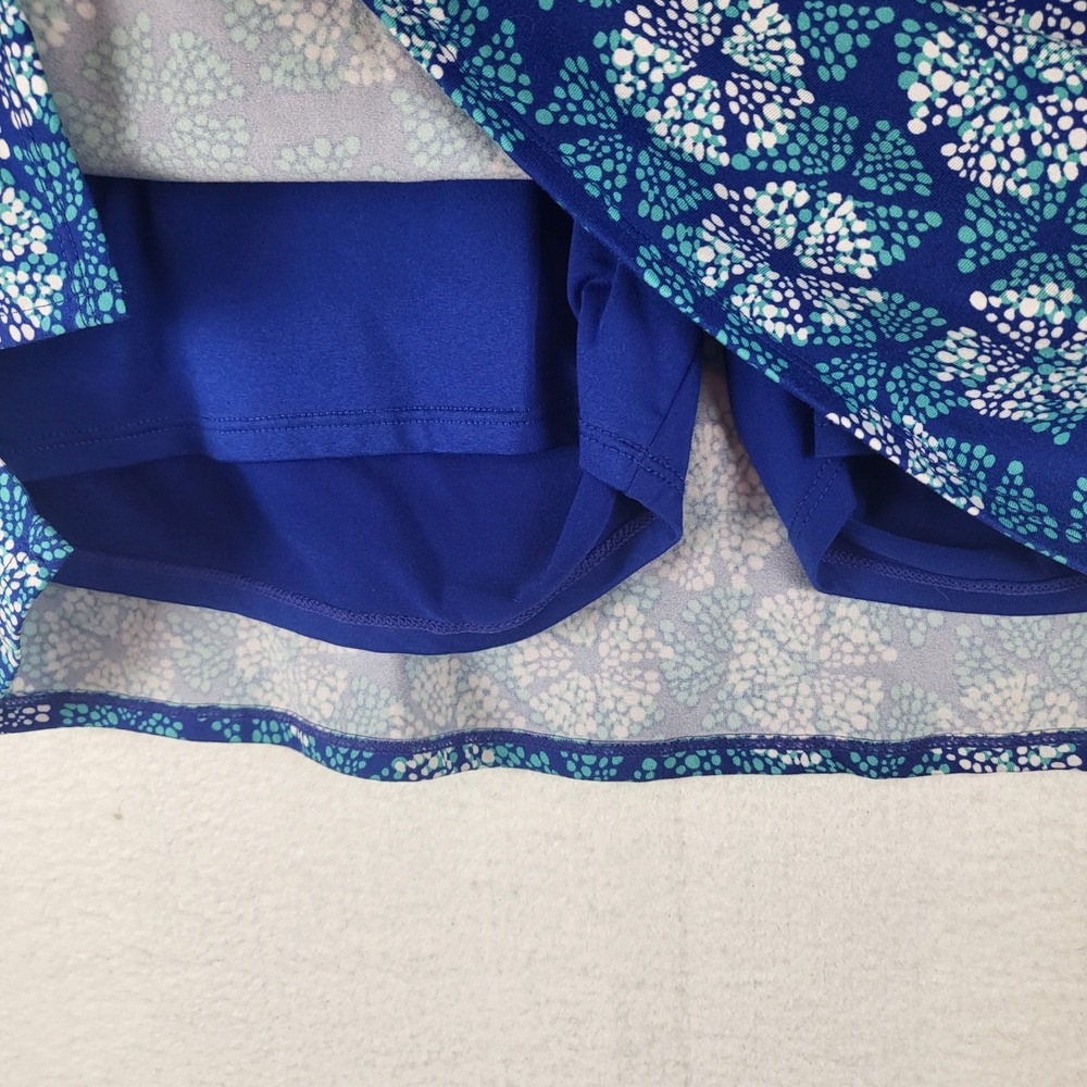 Tranquility by Colorado Clothing Blue Floral Skirt Shorts Skort Women's XX-Large - Picture 3 of 6
